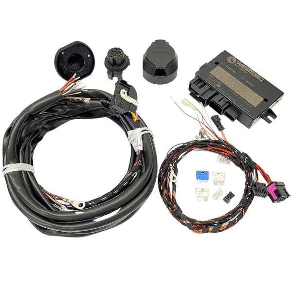 Römork bağlantısı AHK kablo seti 13 pimli Volkswagen T6.1 için römork hazırlığı olmadan PR numarası 1D0
