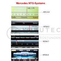 Apple CarPlay® und Android Auto für Mercedes NTG5.0, NTG5.1 und NTG5.2, volle Smartphone-Integration