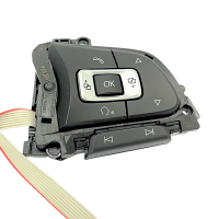 Multifunction buttons 2G0959442J with GRA function for leather steering wheel, to be used for VW Polo AW1