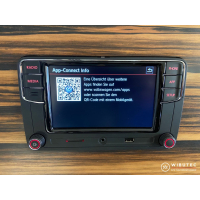 RCD360 Plus autoradio met App-Connect, Car-Play, Mirrorlink, Bluetooth, touchscreen, USB en camera-ingang, geschikt voor diverse VW-modellen