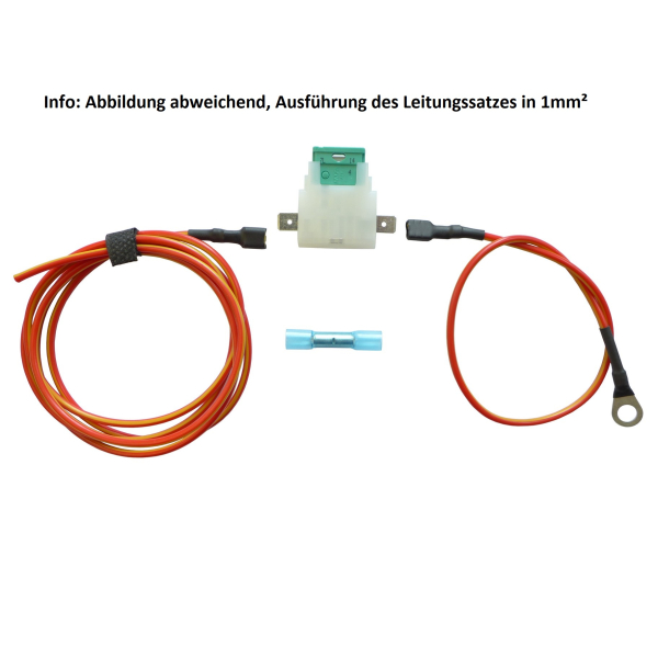 Cable set for connecting the circulation pump to the second battery for Volkswagen T5 and T5 Facelift