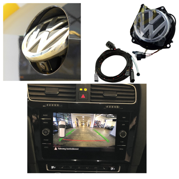 VW Golf 7 5G achteruitrijcamera statische richtlijnen retrofitpakket Variant