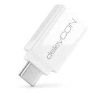 deleyCON USB C OTG Adapter von USB zu USB C