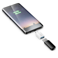 deleyCON USB C OTG adapter from USB to USB C