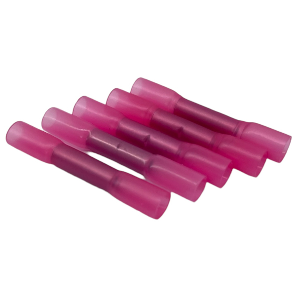 Crimp connectors, butt connectors, shrink connectors with shrink tube for 0.5mm² to 1.5mm² cables