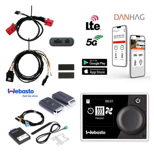 Plug & Play Aufrüstsatz von Zuheizer zur Standheizung für VW T6.1