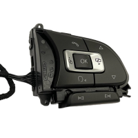 Multifunktionstasten 5TA959442A mit GRA & Speedlimiter Funktion, zu verwenden für VW Tiguan AD1 BW2 und Touran 5T