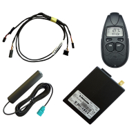 Upgrade kit auxiliary heater for VW T5 with automatic climate control (Climatronic), operation via Webasto T100 remote control + Webasto clock Multi Control