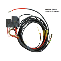 Aufrüstsatz Zuheizer zur Standheizung für VW T5 mit Klimaautomatik (Climatronic), Bedienung über Webasto T100 Fernbedienung + Webasto Uhr Multi Control SW