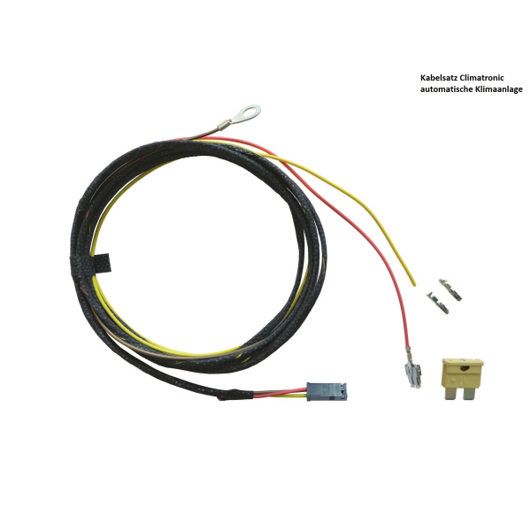 Cable set for upgrading the additional heater to the auxiliary heating for VW Touareg 7L from MY 2006 with Climatronic