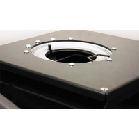 Draaibare console passagierszijde inclusief zitkist voor VW T6.1, hoogte 250 mm