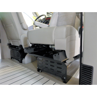 Draaibare console passagierszijde inclusief zitkist voor VW T6.1, hoogte 250 mm