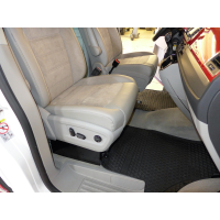 Draaibare console passagierszijde inclusief zitkist voor VW T6.1, hoogte 250 mm