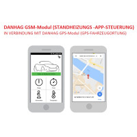 Aufrüstsatz Zuheizer zur Standheizung für VW T5 mit manueller Heizungsregulierung / Climatic inkl App-Steuerung und GPS-Modul zur Fahrzeugortung