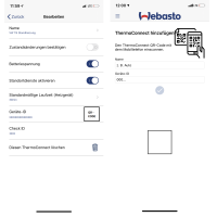 Upgradekit van standkachel naar standkachel voor Seat Alhambra 7N (ook facelift) met Webasto Thermo Connect APP bediening inclusief voertuigtracking
