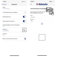 Kit di aggiornamento da riscaldatore autonomo a riscaldatore autonomo per Seat Alhambra 7N (anche Facelift) con controllo APP Webasto Thermo Connect inclusa la posizione del veicolo