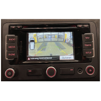 Retrofit kit accessory wide angle rear view camera for VW Caddy 2K with RCD 510, RNS 315 or RNS 510