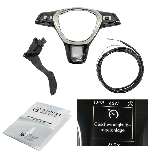 VW Touran 5T retrofit kit GRA cruise control system for vehicles with MFL from production date 30.07.2018