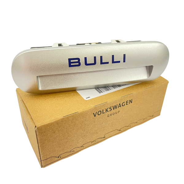 VW T6 verlichte instapverlichting met BULLI-opschrift voor instap