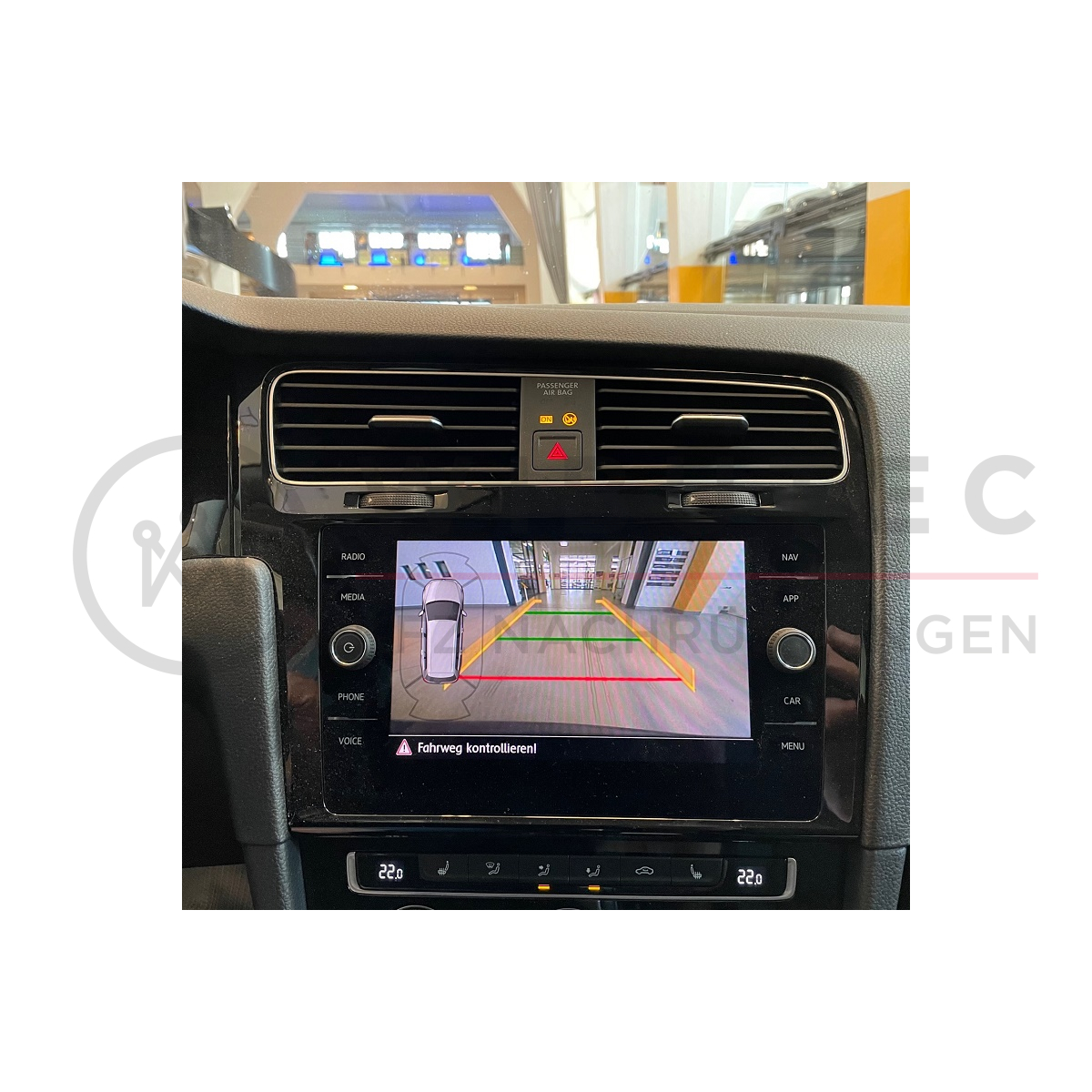 VW Golf 7 5G Sportsvan + Variant Nachrüstsatz Rückfahrkamera High mit, 519,00