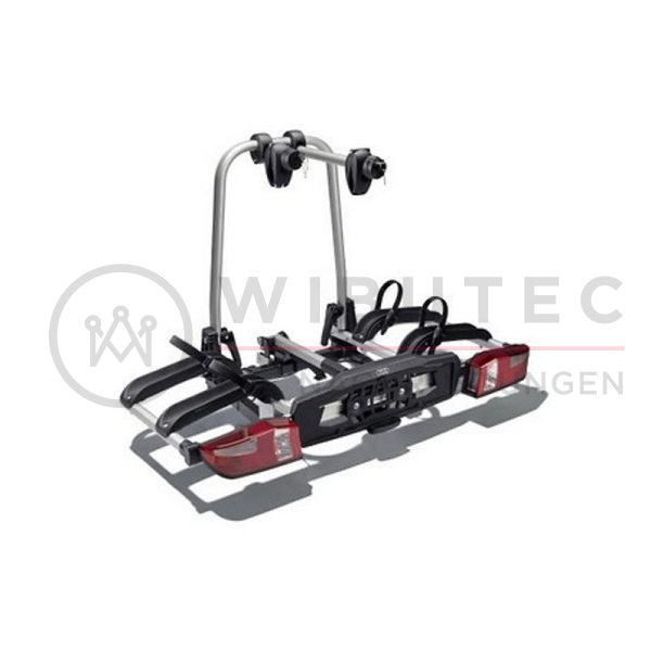Original Audi bicycle carrier AHK coupling carrier 90° foldable for 2 bicycles