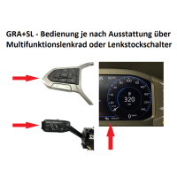 2020 model yılından itibaren VW T6.1de bir GRA hız sabitleyici sisteminin uyarlanması