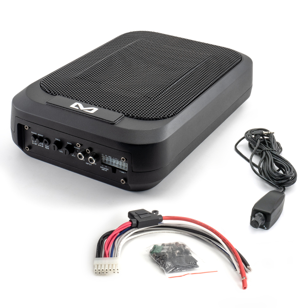 AMPIRE actieve subwoofer, 7"x9", 230/460 watt met "auto turn-on"