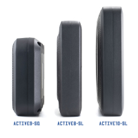AMPIRE actieve subwoofer, 7"x9", 230/460 watt met "auto turn-on"