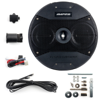 AMPIRE actieve subwoofer, 2x 16cm (6,5) 150/300 watt voor...