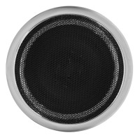 AMPIRE Premium built-on speaker, 7cm, chrome-plated