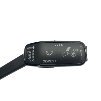 Volkswagen T6.1 steering column switch with GRA and speed limiter and buttons for MFA, for vehicles without rear wiper