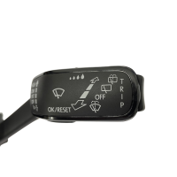 Volkswagen Lenkstockschalter 5Q0953502AH mit GRA und Speedlimiter und Tasten für MFA, für Fahrzeuge mit Heckwischer