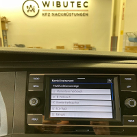 VW T6.1 Nachrüstsatz Multifunktionsanzeige / MFA / Bordcomputer Nachrüstpaket, für Fahrzeuge mit Geschwindigkeitsregelanlage und Heckscheibenwischer