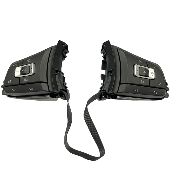 Multifunktionstasten 2G0959442M mit GRA Funktion für Sport Lederlenkrad, zu verwenden für VW Polo AW1