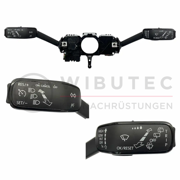 Volkswagen steering column switch 6C0953513C with GRA cruise control CCS and MFA buttons