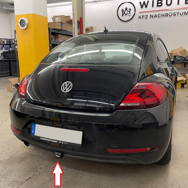 Nachrüstung einer Anhängerkupplung im VW Beetle 5C (komplett inkl Codierung)