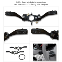 OFFERTA SPECIALE - Retrofitting completo delloriginale Volkswagen GRA / cruise control nel VW Caddy 2K dalla data di produzione 03.06.2013