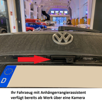 VW Touran 5T Nachrüstsatz Rückfahrkamera...