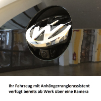 Caméra de recul VW Arteon 3H post-équipement pour véhicules avec assistant de manœuvre de remorque