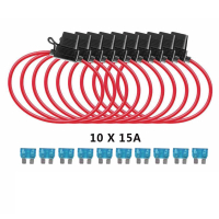 AMPIRE fuse holder 2.5mm², 15A ATO fuse, waterproof,...