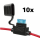 AMPIRE zekeringhouder 2,5 mm², 15A ATO-zekering, waterdicht, verpakking van 10 stuks