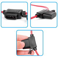AMPIRE fuse holder 1mm², 2A MINI fuse, waterproof,...