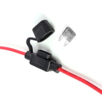 AMPIRE zekeringhouder 1mm², 2A MINI zekering, waterdicht, verpakking van 10