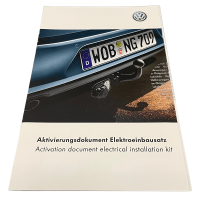 VW Passat T-Toc activation document detachable towbar,...
