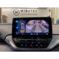 VW ID.4 Rückfahrkamera / Rear View Nachrüstpaket, Variante High mit dynamischen Hilfslinien