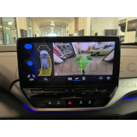 VW ID.4 rear view camera / rear view retrofit package, High variant with dynamic guide lines