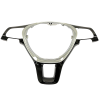 Conversion kit leather steering wheel to multifunction steering wheel for VW T6 including retrofitting of the GRA via the MFL, for vehicles with GRA on the steering column lever, including new steering column switch without GRA and without MFA