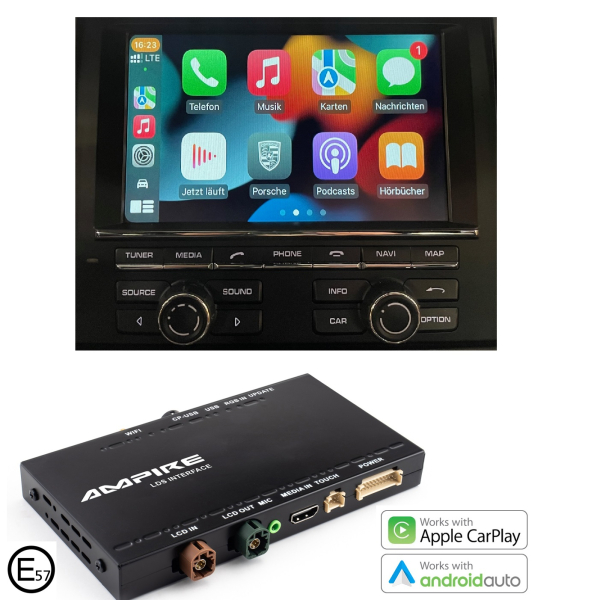 Apple CarPlay® und Android Auto für Porsche Macan mit PCM3.1, volle Smartphone-Integration