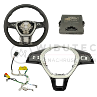 VW Golf 7 Nachrüstset Leder Multifunktionslenkrad,...
