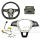 VW Golf 7 retrofit kit leather multifunction steering wheel, suitable for vehicles with plastic and leather steering wheel